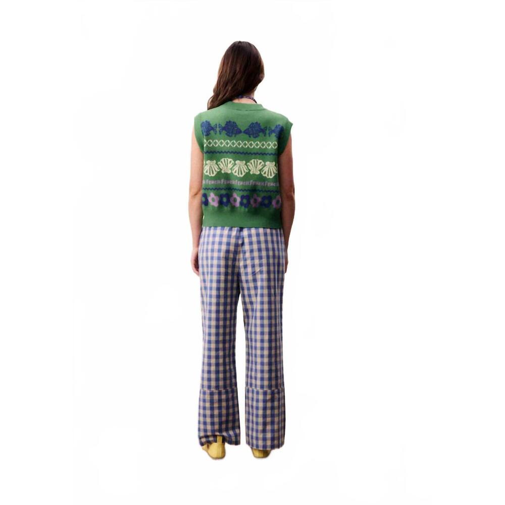 NEW FRNCH johanne sweater in green - Picture 4 of 4